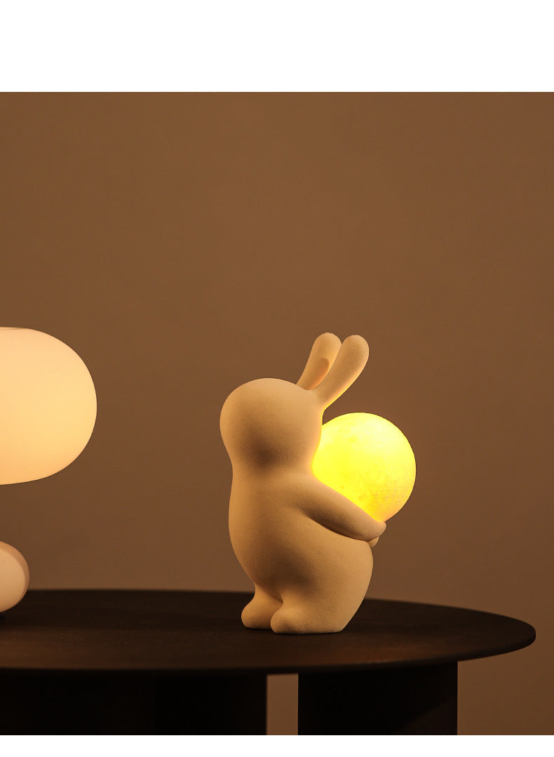Children's Birthday Gifts Rabbit Decoration Small Night Lamp