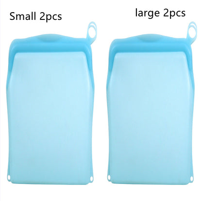 Kitchen Fruit And Vegetable Silicone Fresh-keeping Bag Thickened Food Daily Necessities Portable Self-sealing Storage Bag
